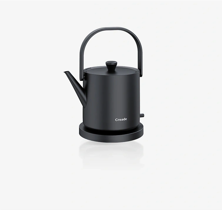 Classic black electric kettle