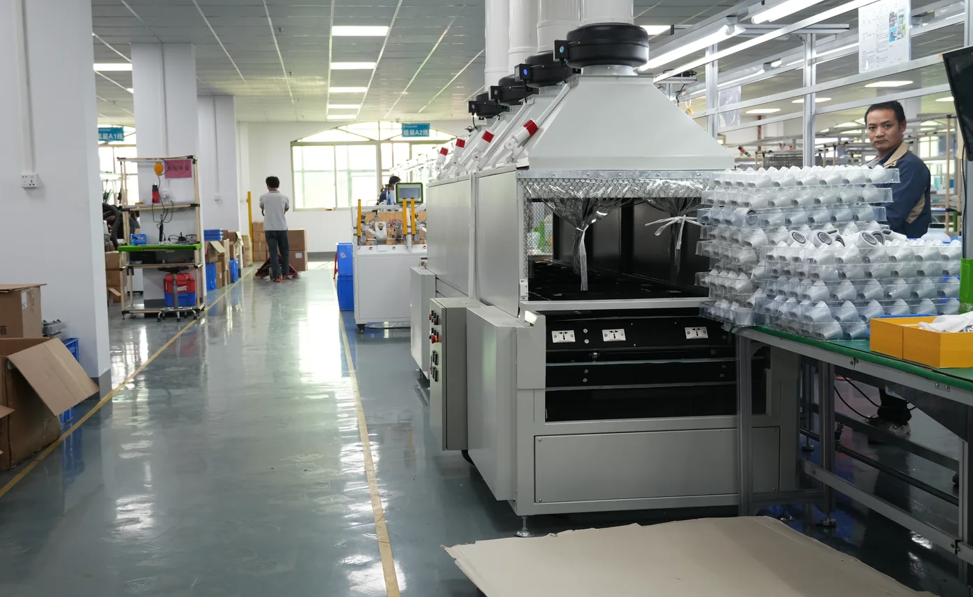 Automated production line supporting stable bulk-order capacity