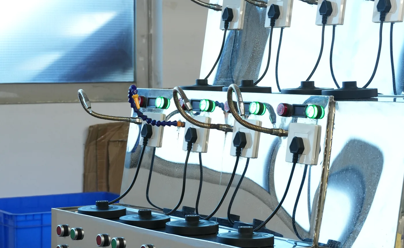 Factory testing equipment used for quality assurance