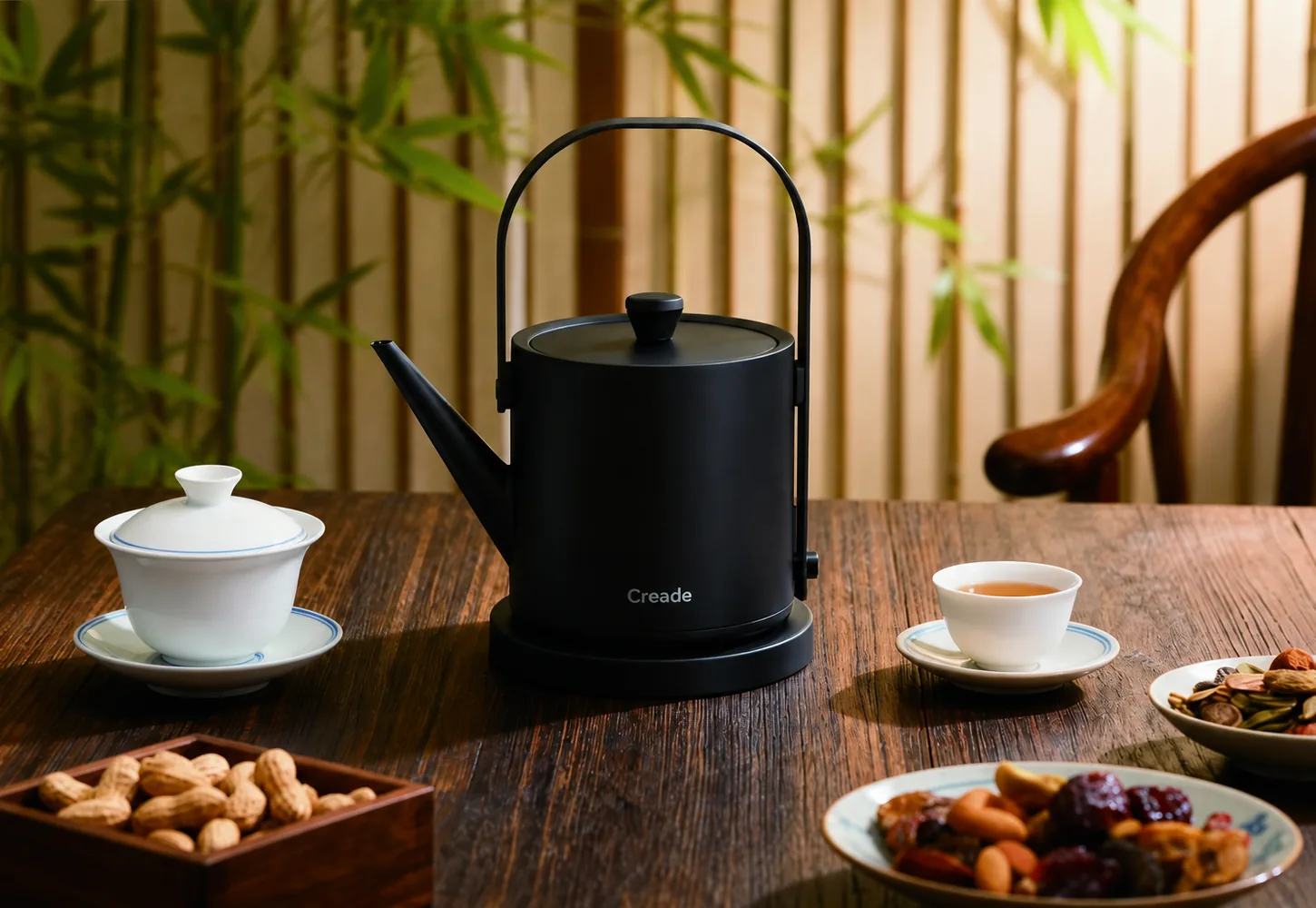 K-0809 Double-Layer Retro Handle Kettle