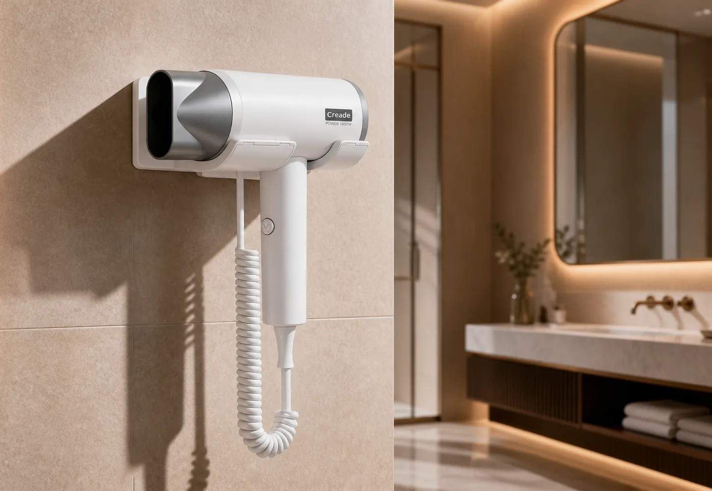 K-4022-C Wall-Mounted High-Speed Hair Dryer