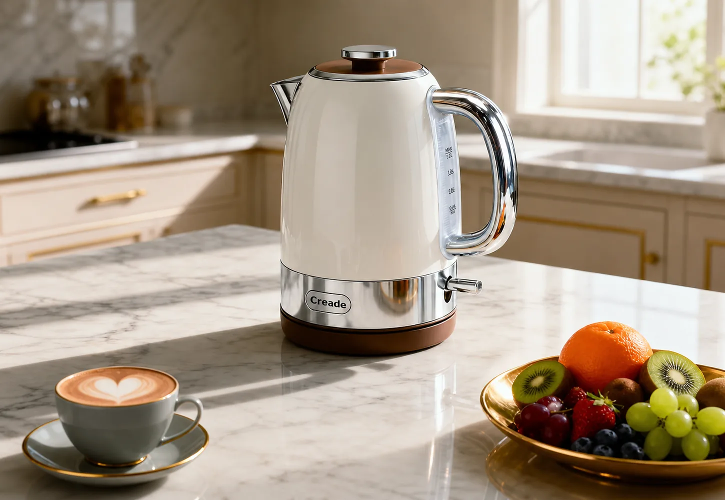 K-0802 European Retro Electric Kettle